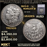***Auction Highlight*** 1903-s Morgan Dollar $1 Gr