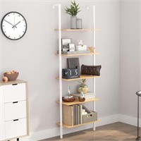 5 Tier Wall Mounted Ladder Shelf