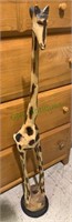 3 ft tall giraffe all carved from one piece of