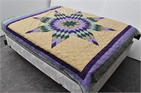 Twin Size Multi - Color Quilt made in Alaska
