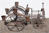 Wrought Iron Automobile Planter Stand