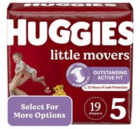 Huggies LIttle Movers Size 5 19ct Diapers