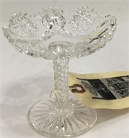 Pairpoint Cut Glass Mint Dish