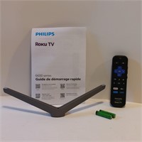 Roku TV Remote with TV Stand