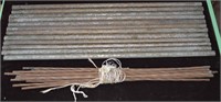 Antique Ornate Copper Tapestry Rods