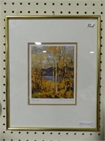 ALGONQUIN BY TOM THOMSON COLOURED FRAMED PRINT