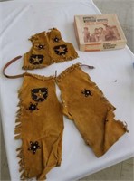 Vintage toddler size chaps/vest