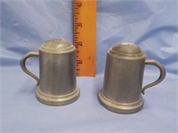 Pewter salt pepper