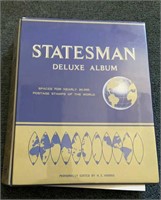 200-400 Pages Statesman Deluxe Album with Stamps