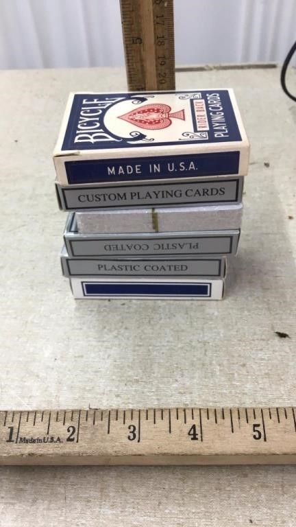 5 new deck of cards &/1 used