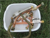 1020) Hot water heater hoses