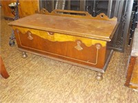 Cedar chest on legs