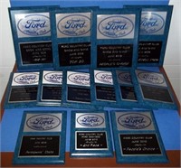 13 Ford plaques