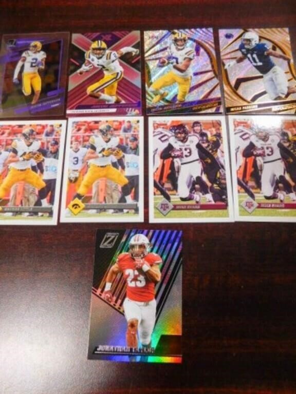 9 variety college sports cards