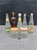 Vintage Glass Food Jars