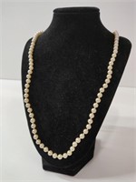 BEAUTIFUL PATINA NECKLACE w/ PEARLS