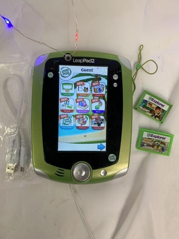 LeapPAD2 with 2 games **TESTED**