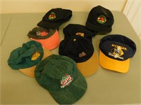 Various baseball caps