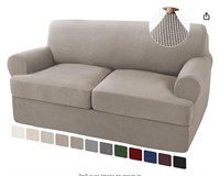 3 Piece T Cushion Loveseat Slipcovers Sofa Cover