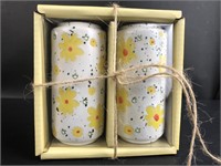 Ceramic Spring Yellow Daisy Salt and Pepper