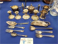 SILVER PLATE SERVING PIECES