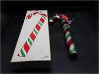 Vintage Dept 56 Mercury Glass 14" Candy Cane IOB