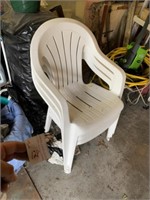 3 White Chairs