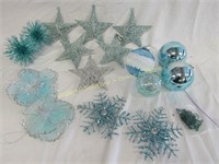Turquoise-Blue Ornaments