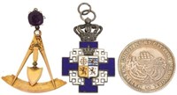 3 Pcs. Masons Badges