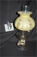 17.5" Glass Lamp