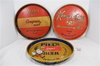 Piel's, Kingsbury & Derby Beer Trays