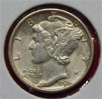 1928 Mercury Silver Dime
