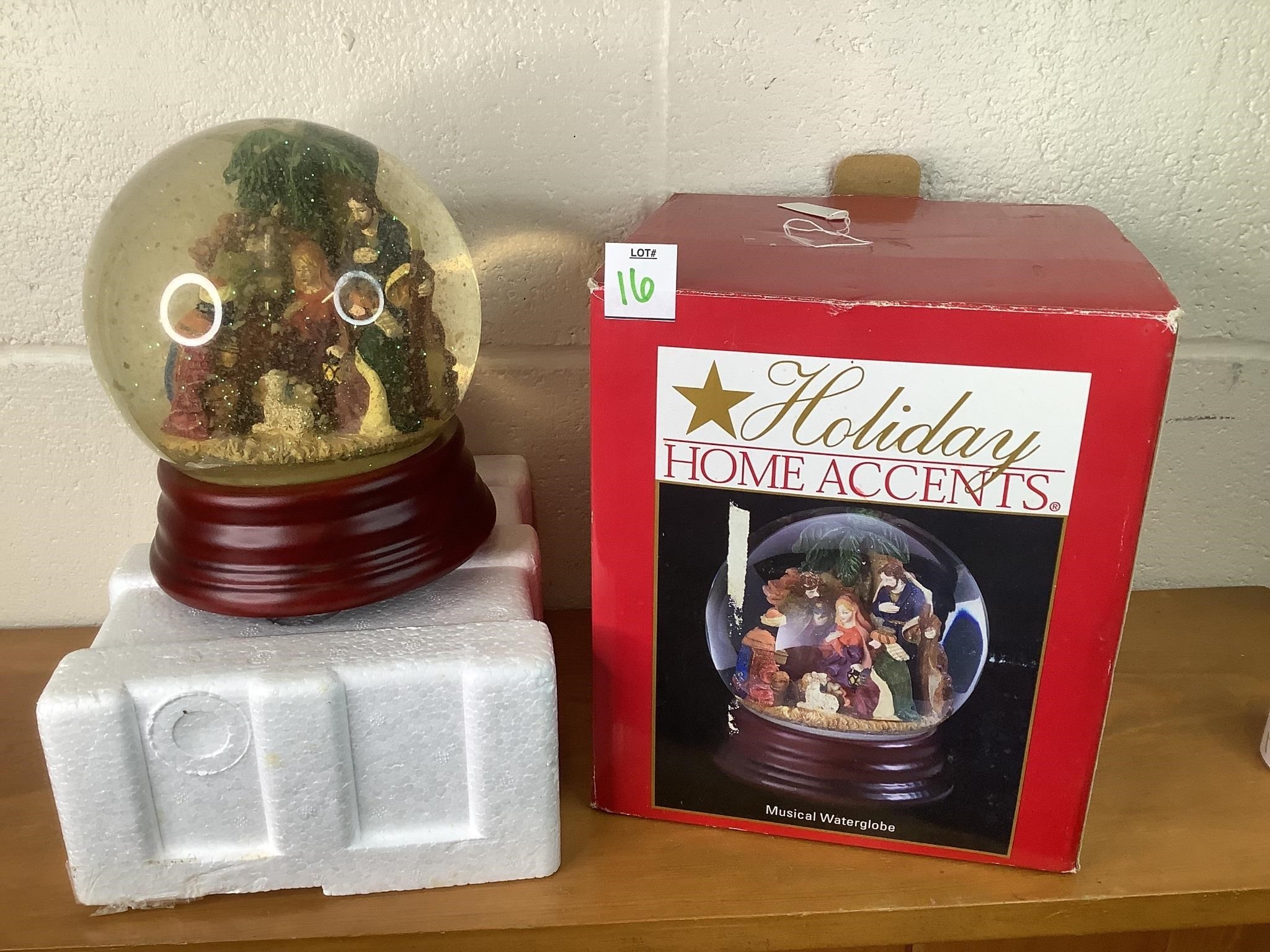 Christmas Musical Water Globe