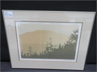FRAMED LIMITED EDITION PRINT "ALOUETTE LAKE"