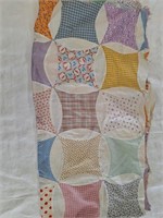 Unfinished Hand Stitched Quilt Top