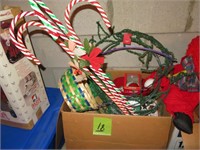 Box Lot: Christmas Decorations
