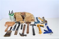 Hammers, Tool Belt,Caulk Guns, etc.