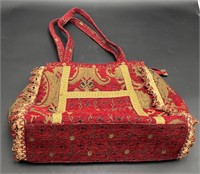 Red And Gold Beautiful Handmade Bag