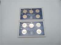 Two US Mint State Quarter Proof Set Sets