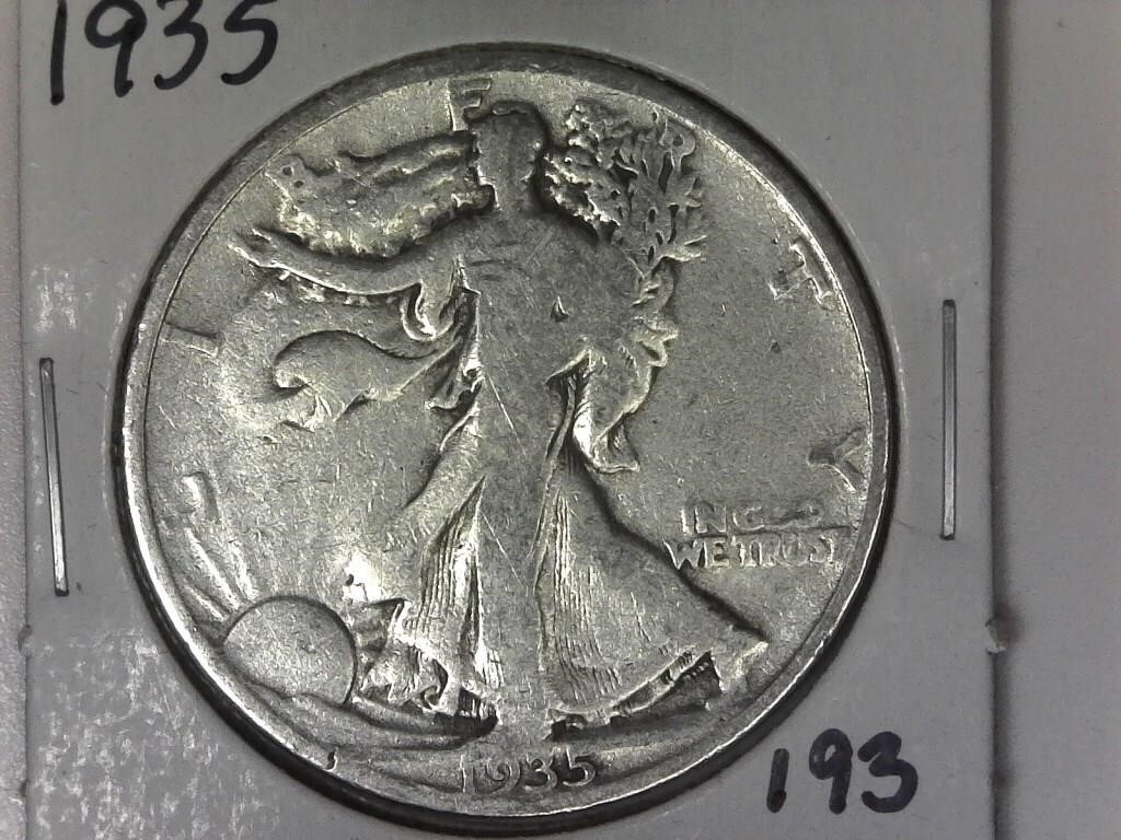 1935 Walking Liberty Half Dollar