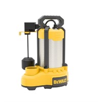 DEWALT 1/3 Hp. Stainless Steel/Cast Iron Submersib