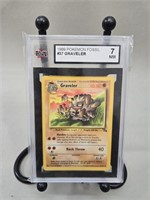 1999 Graded " Gravler" Pokemon Fossil card