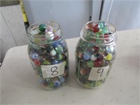 2 jars of marbles