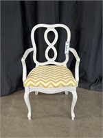 COUNTRY FRENCH UPHOLSTERED ARMCHAIR
