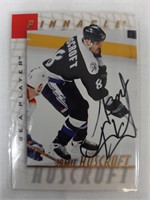 97/98 PINNACLE AUTOGRAPH JAMIE HUSCROFT   #88 BE