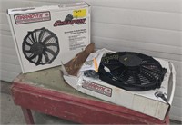 (2) Champion Reversible S Blade Engine Cooling Fan