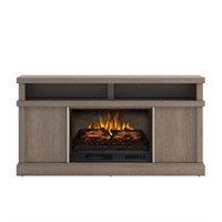 MEYERSON 60in Wooden Electric Fireplace