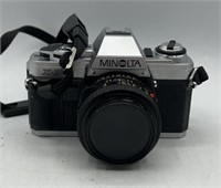 Minolta X-370 35mm SLR Film Camera w/ Lens