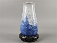 Vintage Copenhagen Porcelain B&G Blue Vase