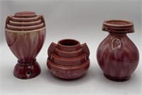 Brush McCoy Kolorkraft Pottery Vases